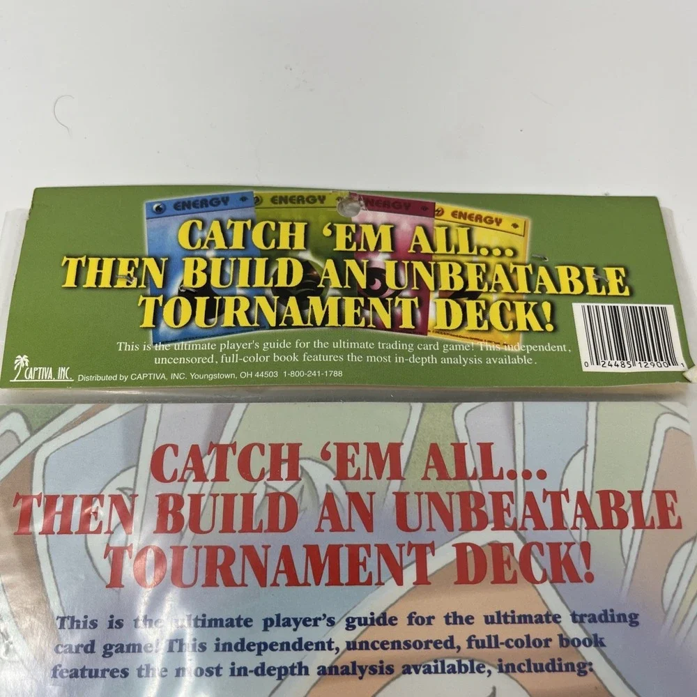 Pokemon Trading Card‎ Game Player's Guide 1999 Brian Brokaw NEW SEALED IN BAG